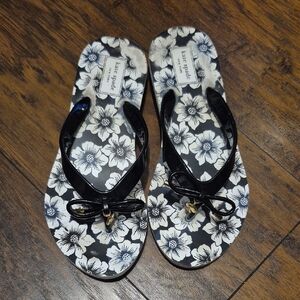 Kate Spade Black Floral Women's Sandals